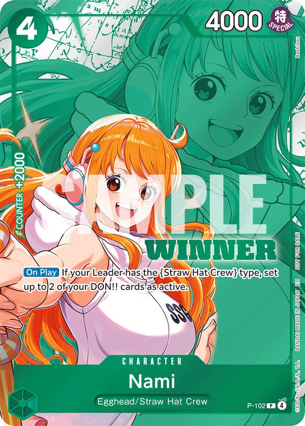 Nami (Winner Pack 2026 Vol. 2) [One Piece Promotion Cards] | Shuffle n Cut Hobbies & Games