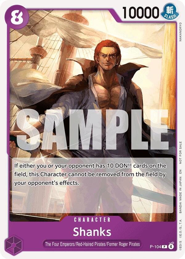 Shanks (Tournament Pack 2026 Vol. 2) [One Piece Promotion Cards] | Shuffle n Cut Hobbies & Games