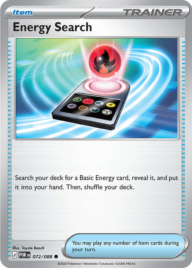 Energy Search (072/088) [Mega Evolution: Perfect Order] | Shuffle n Cut Hobbies & Games
