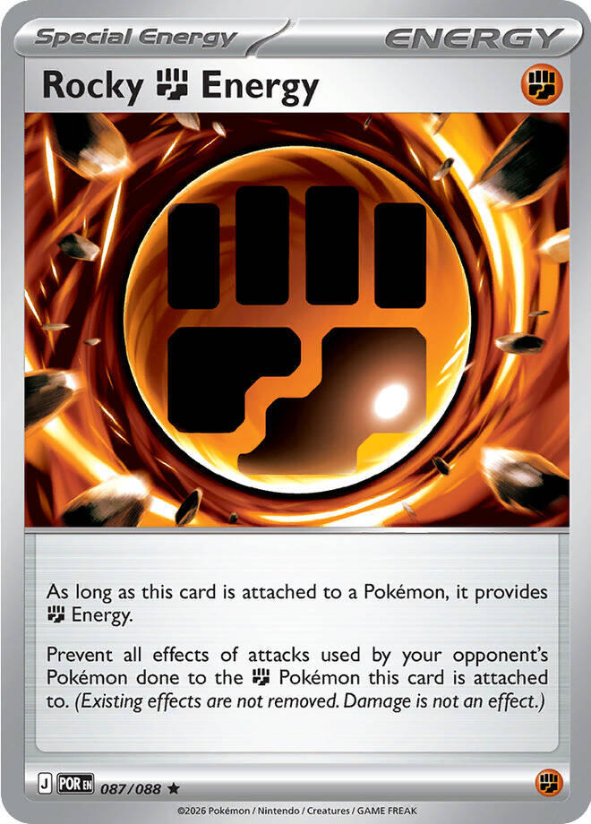 Rocky Fighting Energy (087/088) [Mega Evolution: Perfect Order] | Shuffle n Cut Hobbies & Games