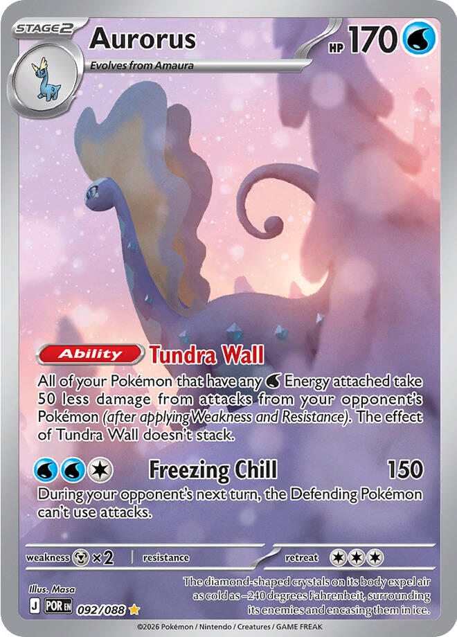 Aurorus (092/088) [Mega Evolution: Perfect Order] | Shuffle n Cut Hobbies & Games