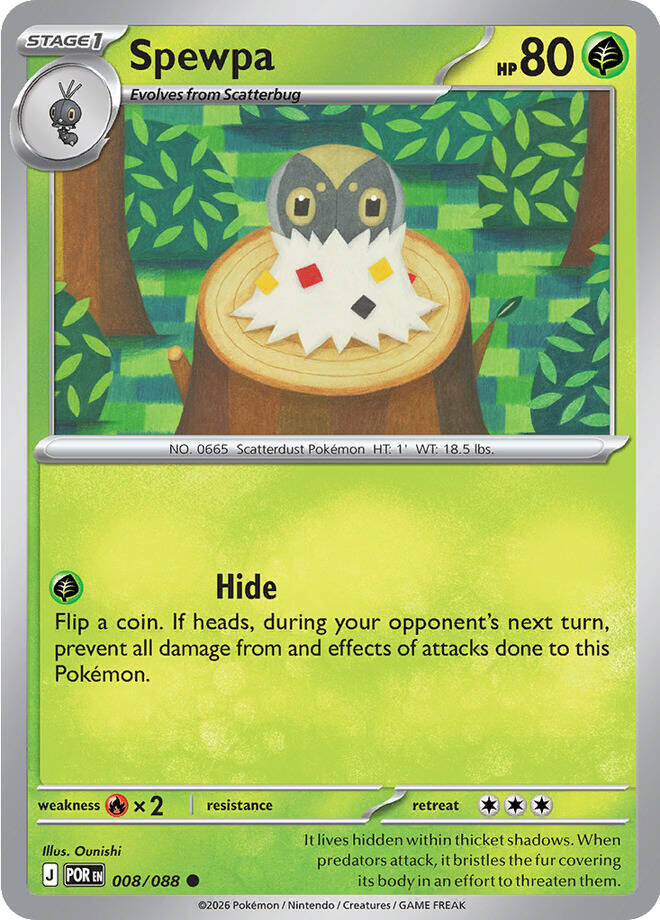 Spewpa (008/088) [Mega Evolution: Perfect Order] | Shuffle n Cut Hobbies & Games