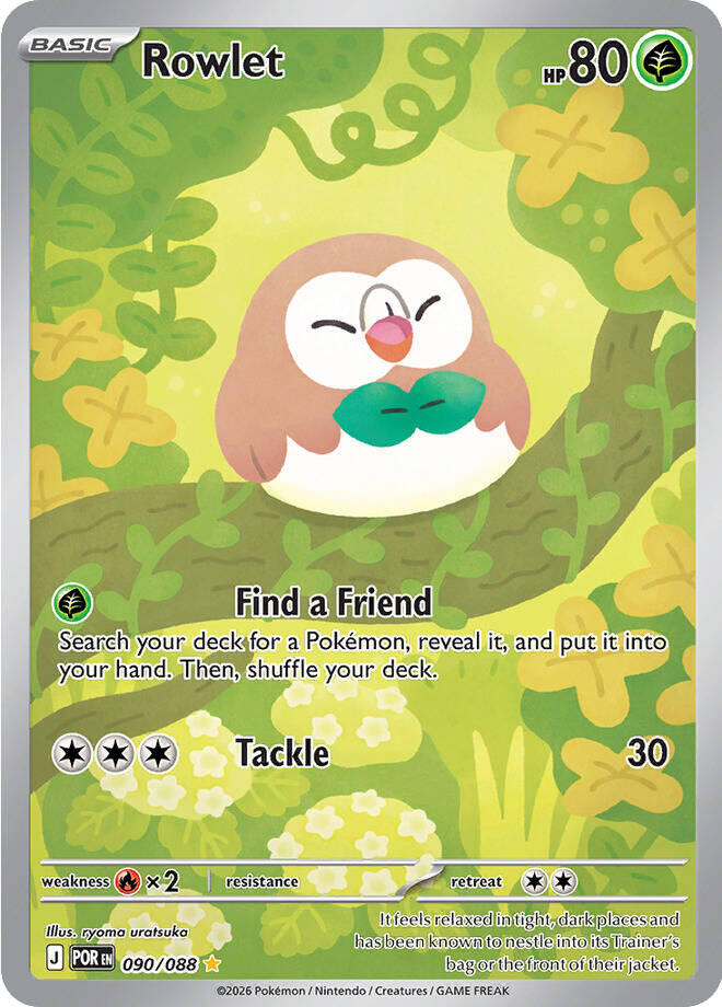 Rowlet (090/088) [Mega Evolution: Perfect Order] | Shuffle n Cut Hobbies & Games