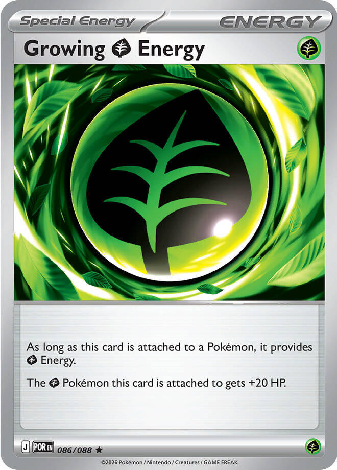 Growing Grass Energy (086/088) [Mega Evolution: Perfect Order] | Shuffle n Cut Hobbies & Games