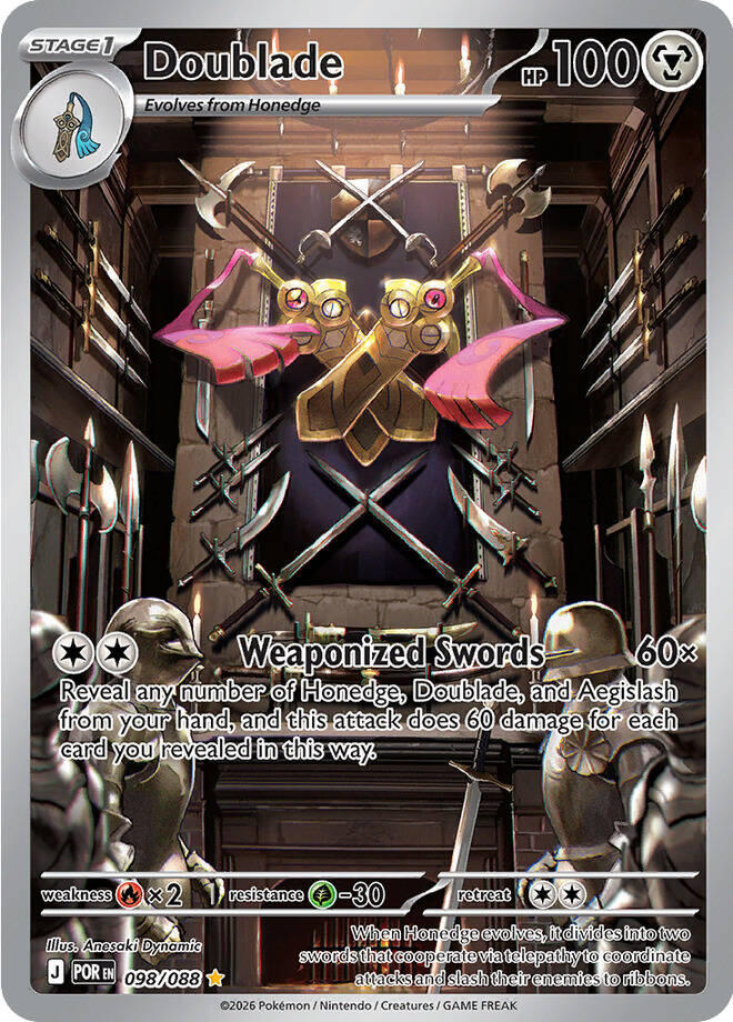 Doublade (098/088) [Mega Evolution: Perfect Order] | Shuffle n Cut Hobbies & Games