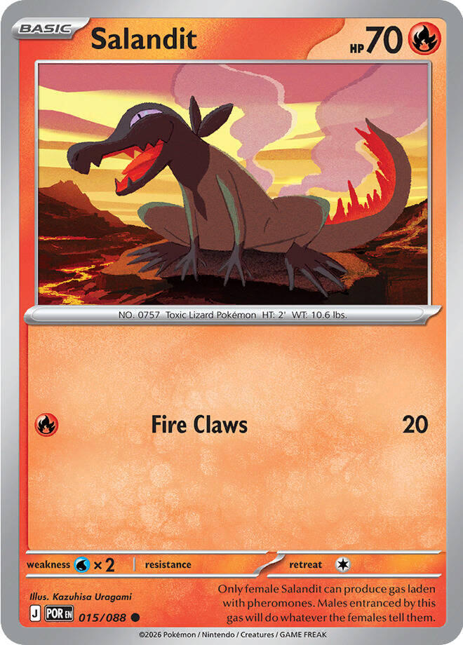 Salandit (015/088) [Mega Evolution: Perfect Order] | Shuffle n Cut Hobbies & Games