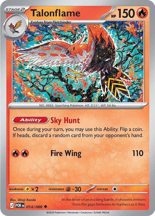 Talonflame (014/088) [Mega Evolution: Perfect Order] | Shuffle n Cut Hobbies & Games