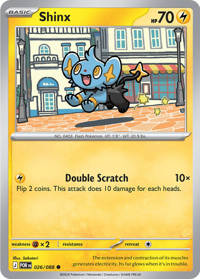 Shinx (026/088) [Mega Evolution: Perfect Order] | Shuffle n Cut Hobbies & Games