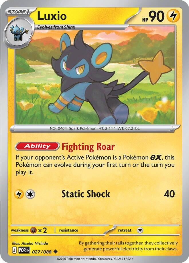 Luxio (027/088) [Mega Evolution: Perfect Order] | Shuffle n Cut Hobbies & Games