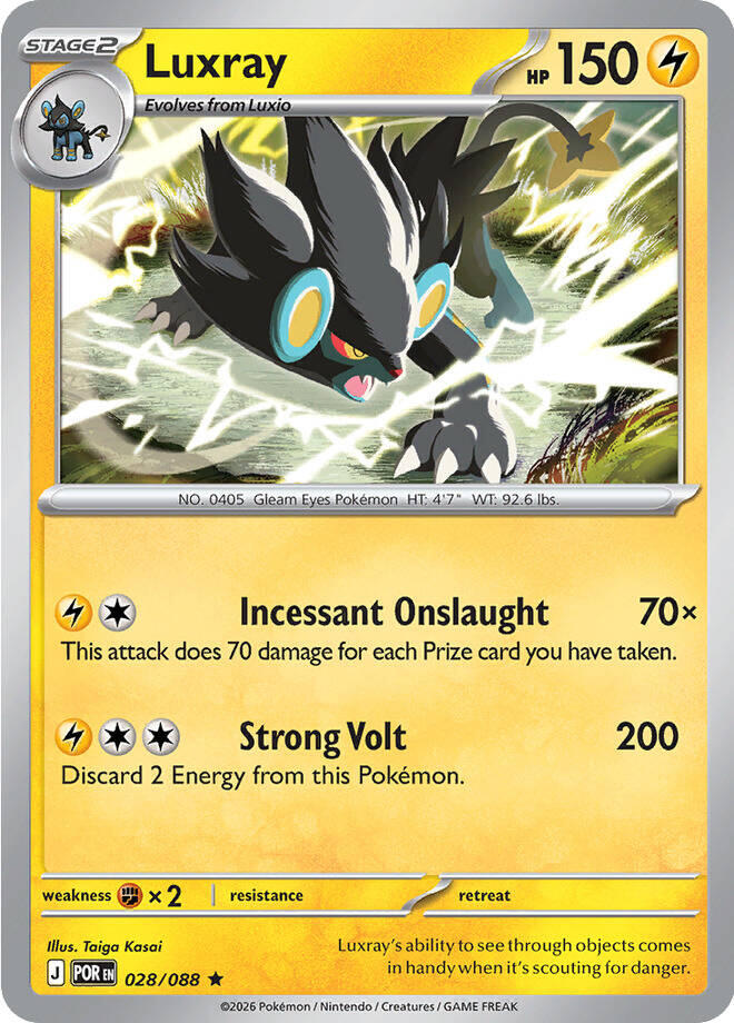 Luxray (028/088) [Mega Evolution: Perfect Order] | Shuffle n Cut Hobbies & Games