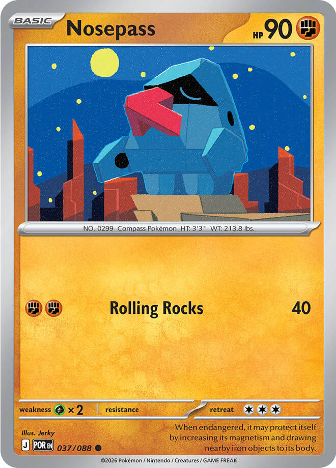 Nosepass (037/088) [Mega Evolution: Perfect Order] | Shuffle n Cut Hobbies & Games