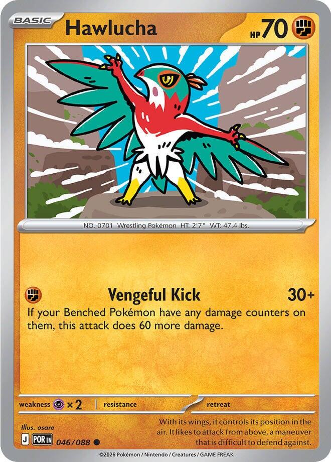 Hawlucha (046/088) [Mega Evolution: Perfect Order] | Shuffle n Cut Hobbies & Games