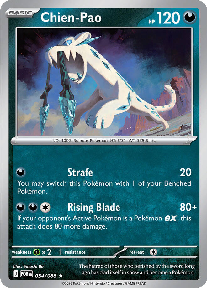 Chien-Pao (054/088) [Mega Evolution: Perfect Order] | Shuffle n Cut Hobbies & Games