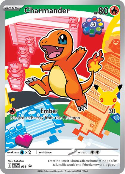 Charmander (038) [Mega Evolution Promo] | Shuffle n Cut Hobbies & Games