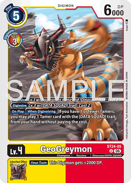 GeoGreymon [ST24-05] [Starter Deck: Data Squad] | Shuffle n Cut Hobbies & Games