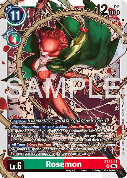 Rosemon [ST24-11] [Starter Deck: Data Squad] | Shuffle n Cut Hobbies & Games