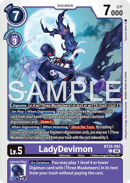 LadyDevimon [BT25-083] [Dual Revolution] | Shuffle n Cut Hobbies & Games