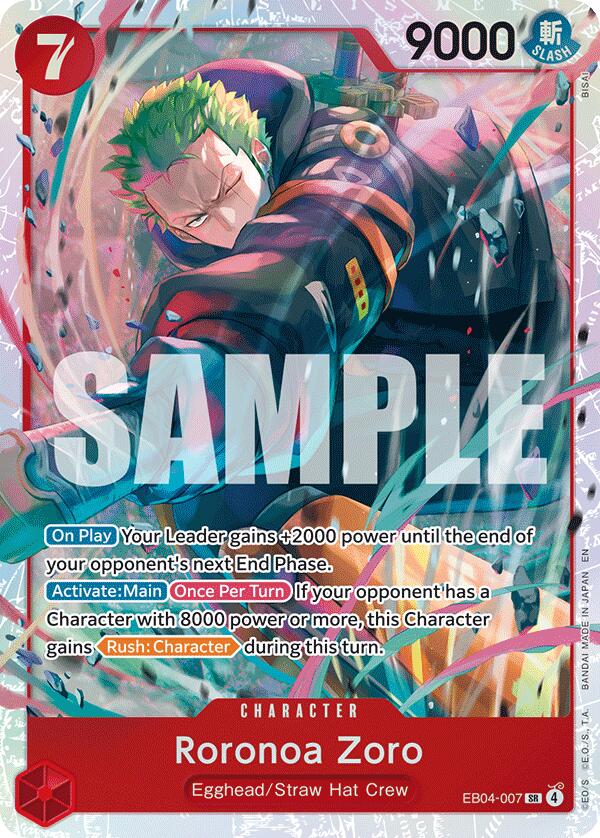 Roronoa Zoro (EB04-007) [Adventure on Kami's Island] | Shuffle n Cut Hobbies & Games