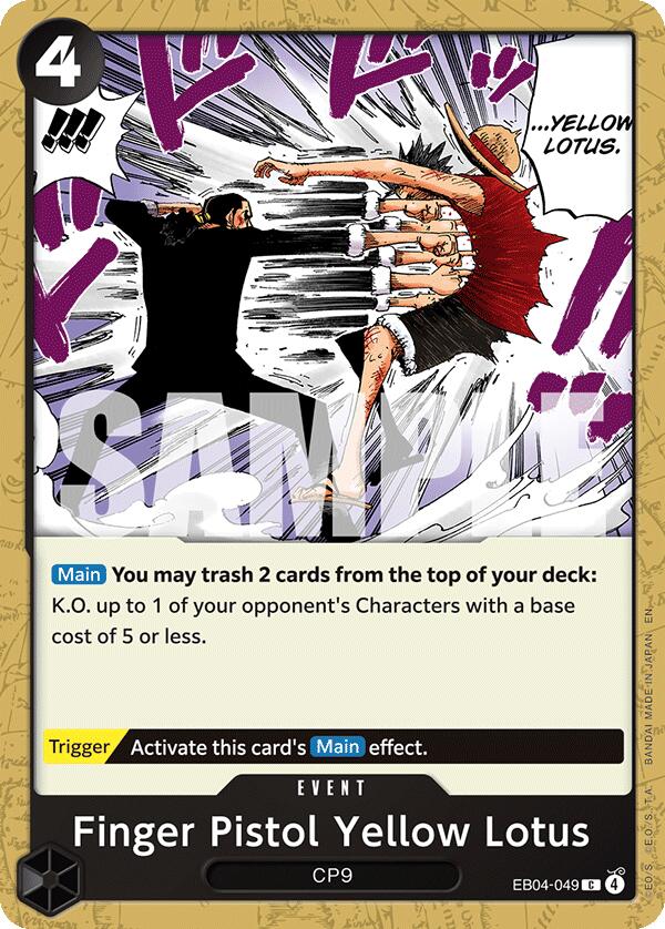 Finger Pistol Yellow Lotus [Adventure on Kami's Island] | Shuffle n Cut Hobbies & Games
