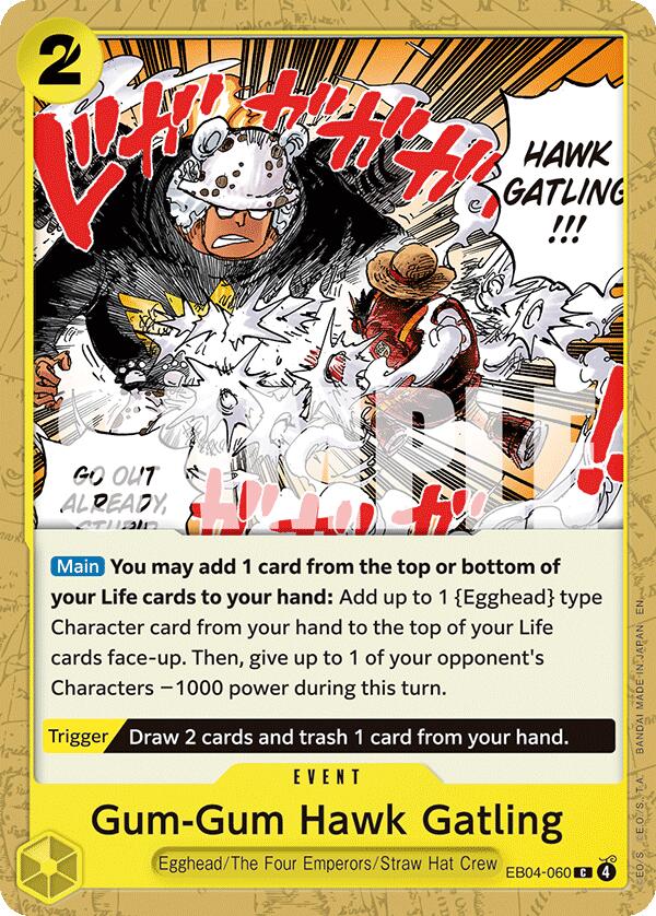 Gum-Gum Hawk Gatling [Adventure on Kami's Island] | Shuffle n Cut Hobbies & Games