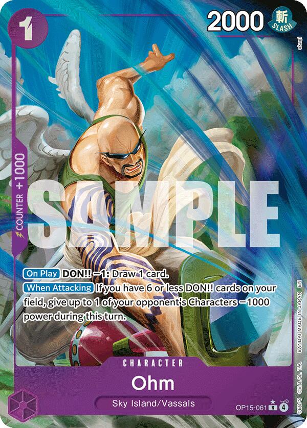 Ohm (Alternate Art) [Adventure on Kami's Island] | Shuffle n Cut Hobbies & Games