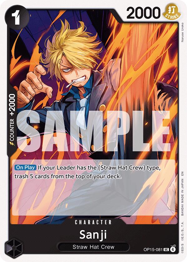Sanji [Adventure on Kami's Island] | Shuffle n Cut Hobbies & Games