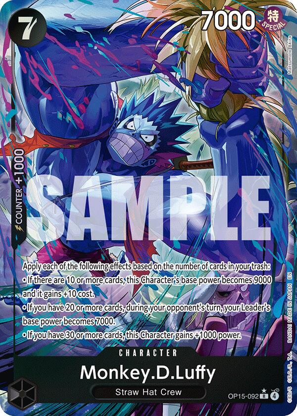 Monkey.D.Luffy (Alternate Art) [Adventure on Kami's Island] | Shuffle n Cut Hobbies & Games