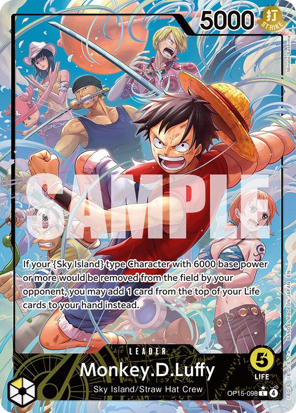 Monkey.D.Luffy (Alternate Art) [Adventure on Kami's Island] | Shuffle n Cut Hobbies & Games