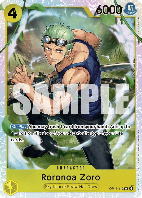 Roronoa Zoro [Adventure on Kami's Island] | Shuffle n Cut Hobbies & Games