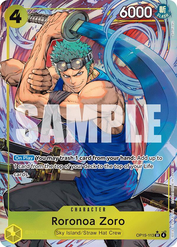 Roronoa Zoro (Alternate Art) [Adventure on Kami's Island] | Shuffle n Cut Hobbies & Games