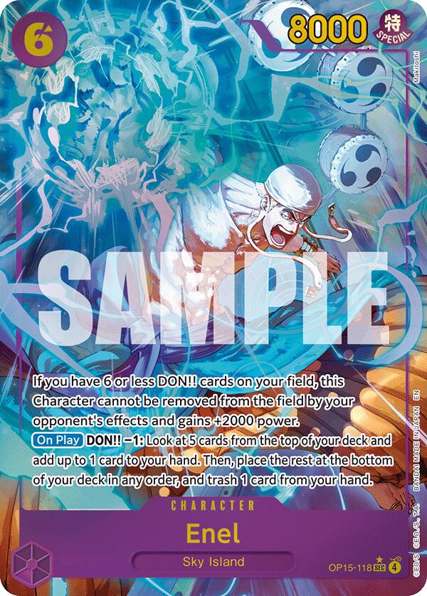 Enel (Alternate Art) [Adventure on Kami's Island] | Shuffle n Cut Hobbies & Games