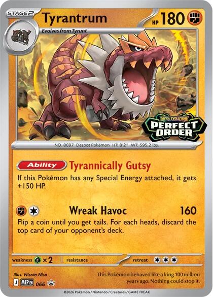 Tyrantrum (066) [Mega Evolution Promo] | Shuffle n Cut Hobbies & Games
