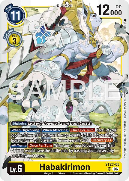 Habakirimon [ST23-05] [Starter Deck: Beatbreak] | Shuffle n Cut Hobbies & Games