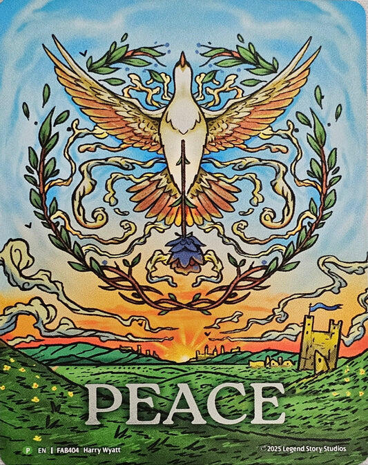 Peace [FAB404] (Promo)  Cold Foil | Shuffle n Cut Hobbies & Games