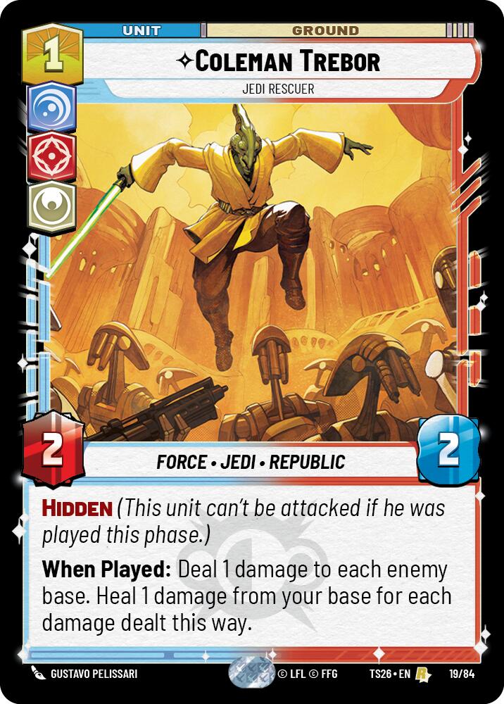 Coleman Trebor (19/84) - Jedi Rescuer (19/84) [Twin Suns] | Shuffle n Cut Hobbies & Games