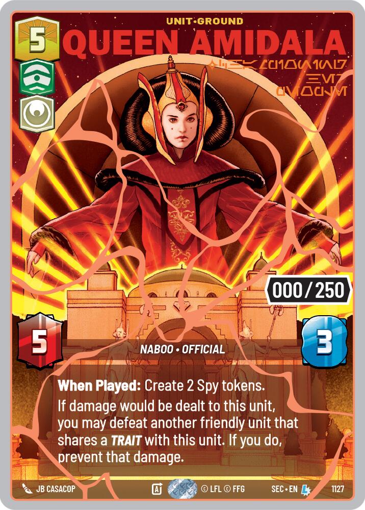 Queen Amidala - Championing Her People (1127) (Serialized) (Rose Gold) (1127) [Secrets of Power] | Shuffle n Cut Hobbies & Games