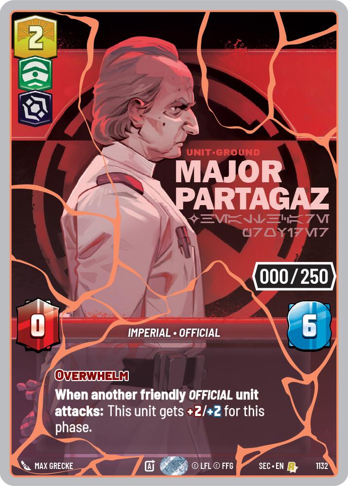 Major Partagaz - Healthcare Provider (1132) (Serialized) (Rose Gold) (1132) [Secrets of Power] | Shuffle n Cut Hobbies & Games