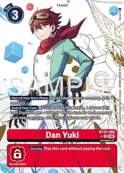 Dan Yuki [BT25-086] (Alternate Art) [Dual Revolution] | Shuffle n Cut Hobbies & Games