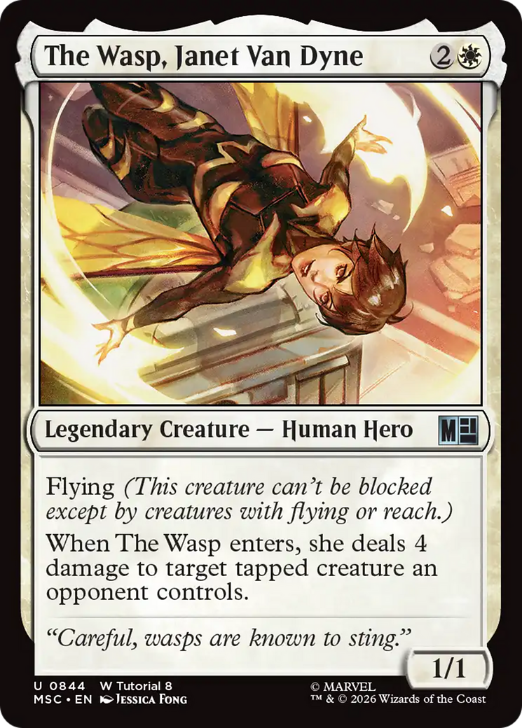 The Wasp, Janet Van Dyne [Marvel Super Heroes Commander] | Shuffle n Cut Hobbies & Games