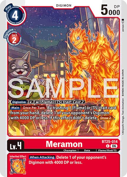 Meramon [BT25-014] [Dual Revolution] | Shuffle n Cut Hobbies & Games