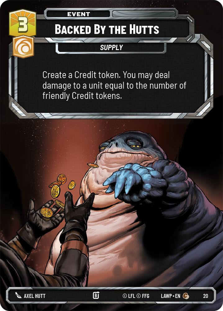 Backed by the Hutts (20) (20) [A Lawless Time: Weekly Play] | Shuffle n Cut Hobbies & Games