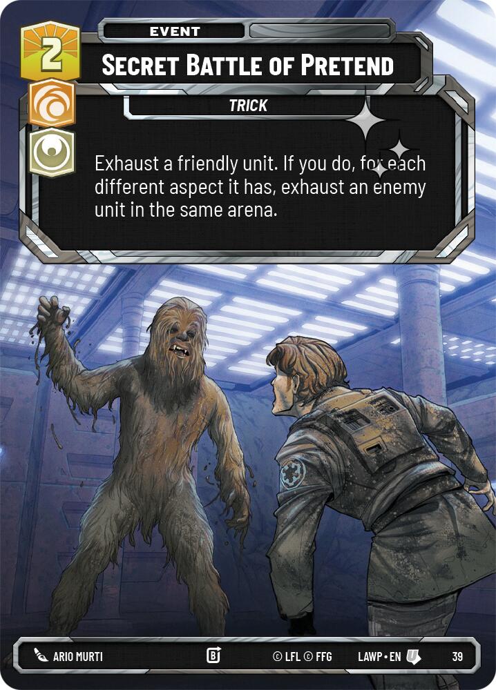 Secret Battle of Pretend (39) (Foil) (39) [A Lawless Time: Weekly Play] | Shuffle n Cut Hobbies & Games
