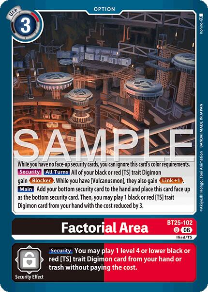 Factorial Area [BT25-102] [Dual Revolution] | Shuffle n Cut Hobbies & Games