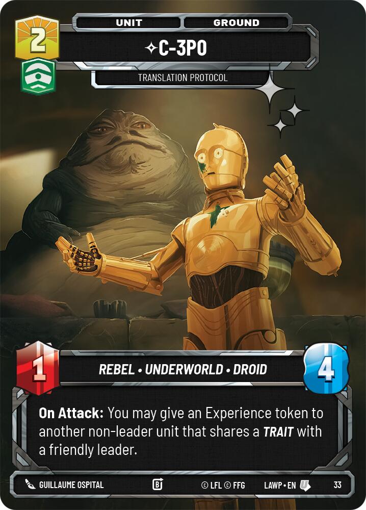 C-3PO - Translation Protocol (13) (Foil) (13) [A Lawless Time: Weekly Play] | Shuffle n Cut Hobbies & Games