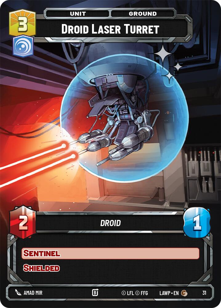 Droid Laser Turret (31) (Foil) (31) [A Lawless Time: Weekly Play] | Shuffle n Cut Hobbies & Games