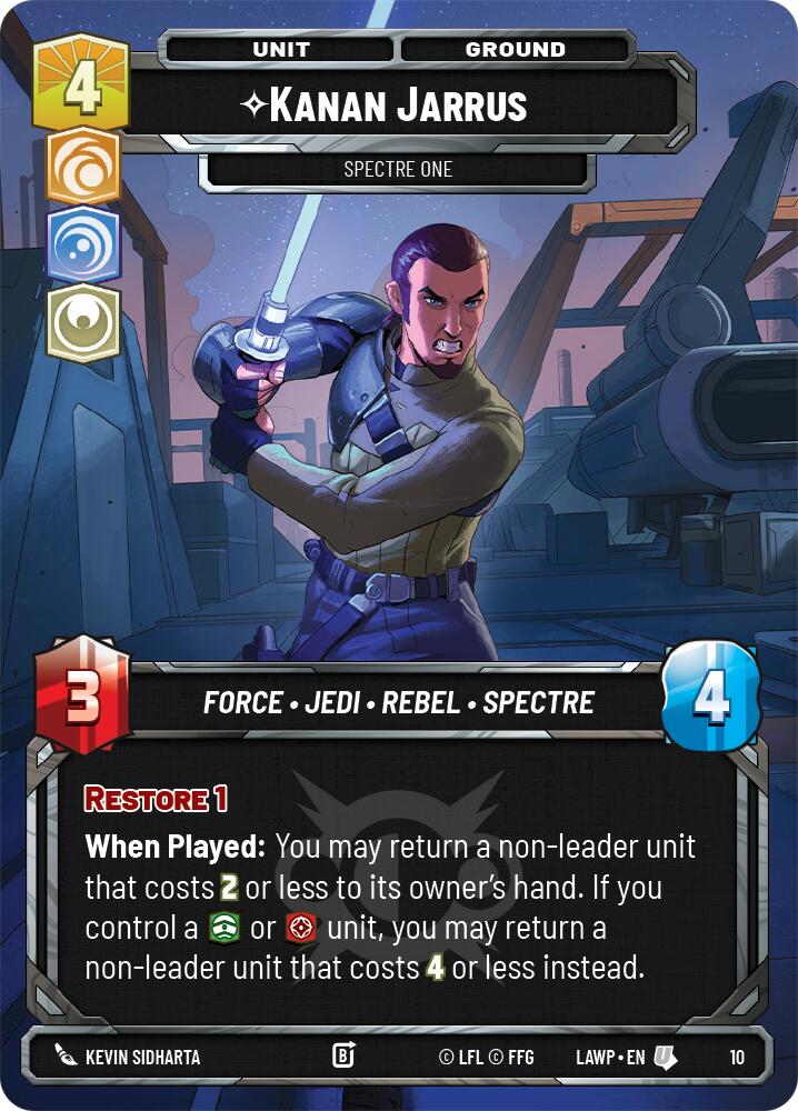 Kanan Jarrus - Spectre One (10) (10) [A Lawless Time: Weekly Play] | Shuffle n Cut Hobbies & Games