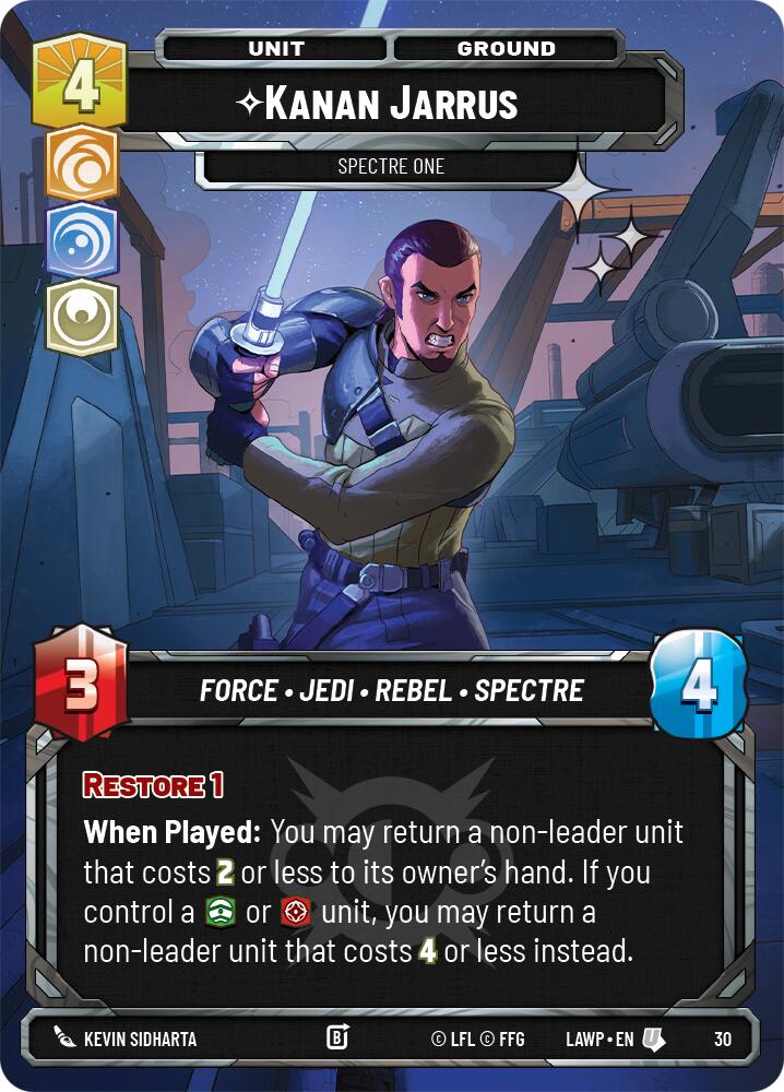 Kanan Jarrus - Spectre One (30) (Foil) (30) [A Lawless Time: Weekly Play] | Shuffle n Cut Hobbies & Games