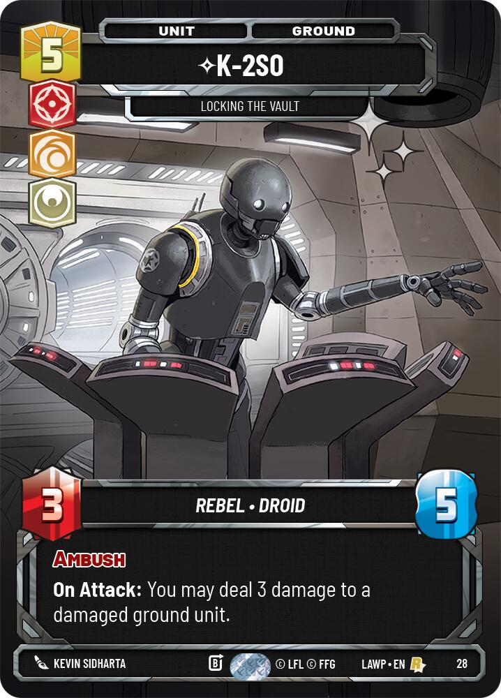 K-2S0 - Locking the Vault (28) (Foil) (28) [A Lawless Time: Weekly Play] | Shuffle n Cut Hobbies & Games