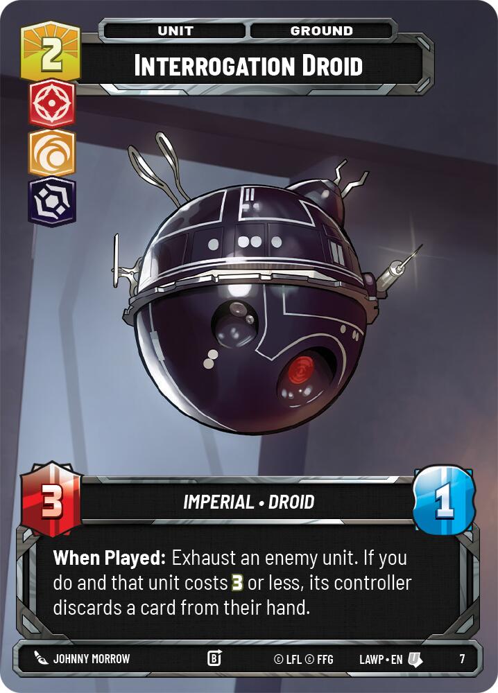 Interrogation Droid (7) (7) [A Lawless Time: Weekly Play] | Shuffle n Cut Hobbies & Games