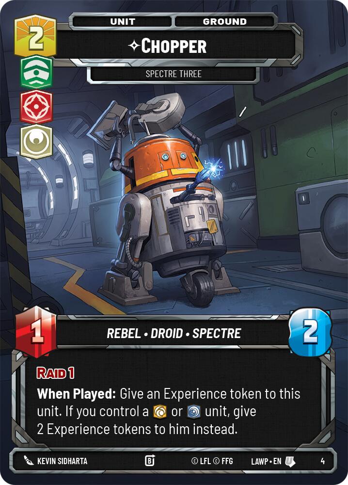 Chopper - Spectre Three (4) (4) [A Lawless Time: Weekly Play] | Shuffle n Cut Hobbies & Games
